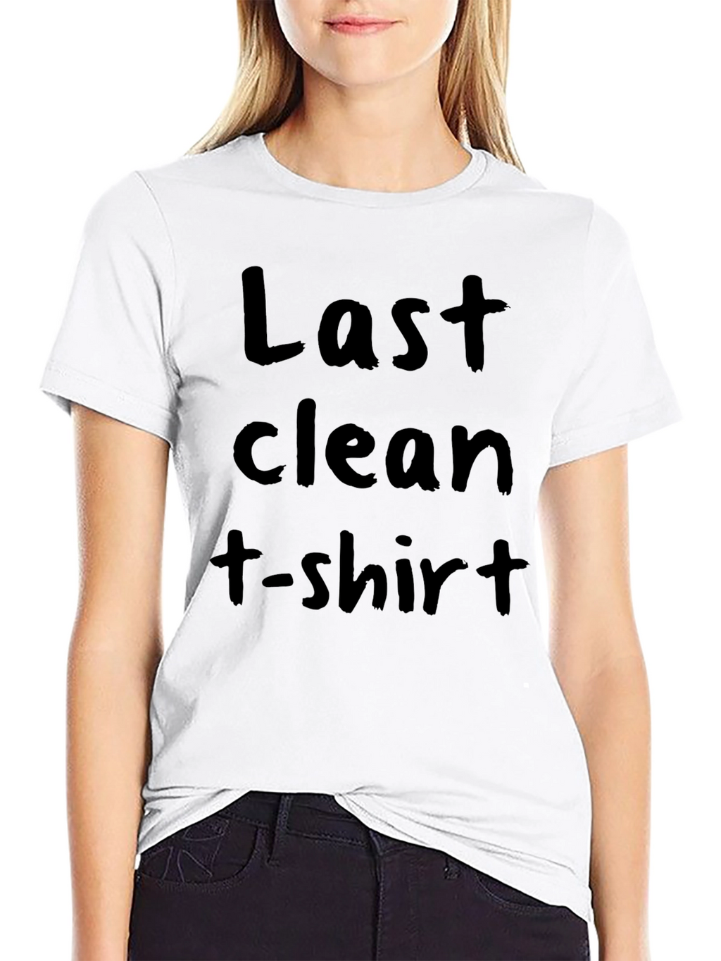 Last Clean T-Shirt Graphic Tee - Mens Black Shirt