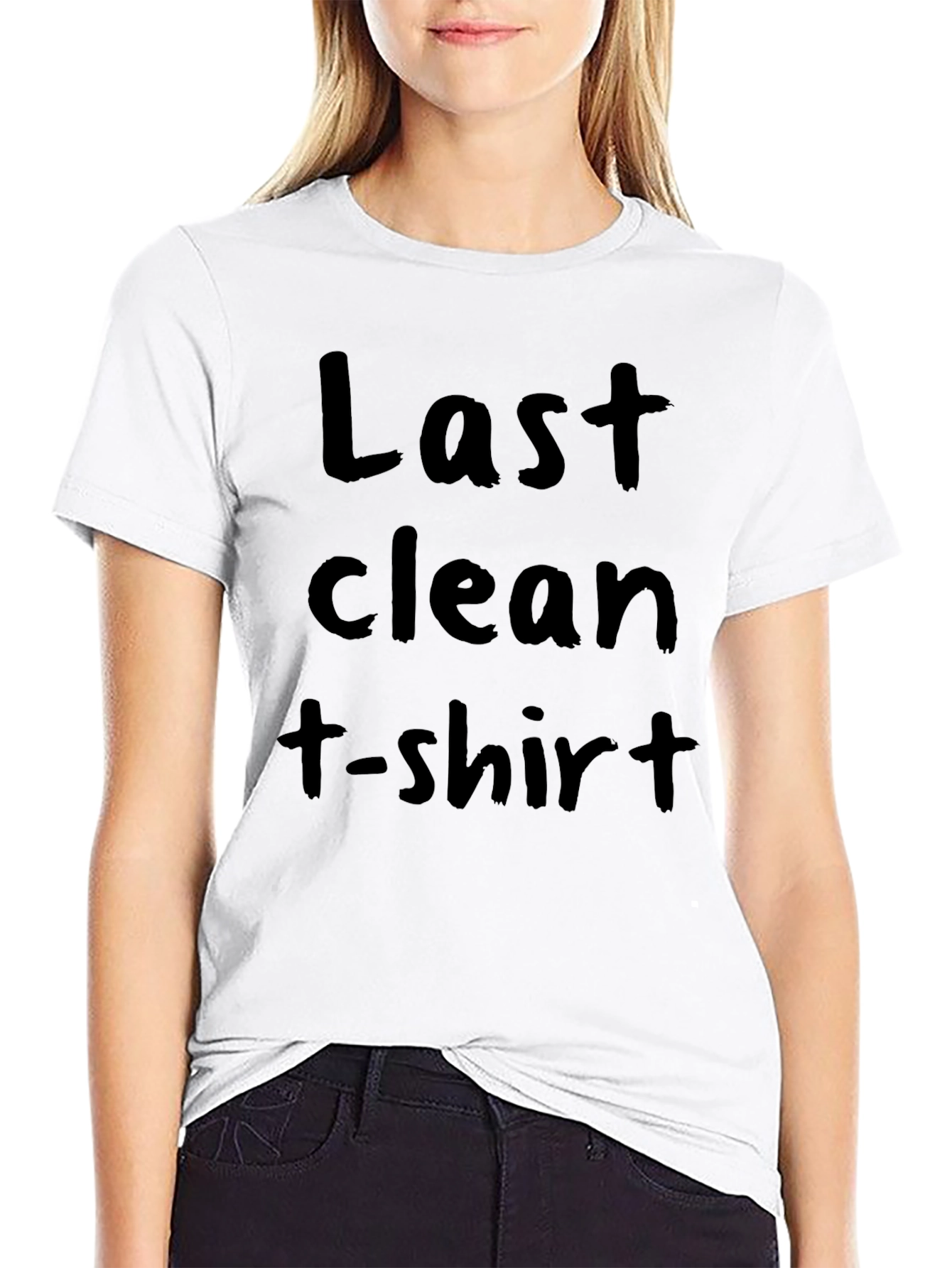 Last Clean T-Shirt Graphic Tee - Mens Black Shirt