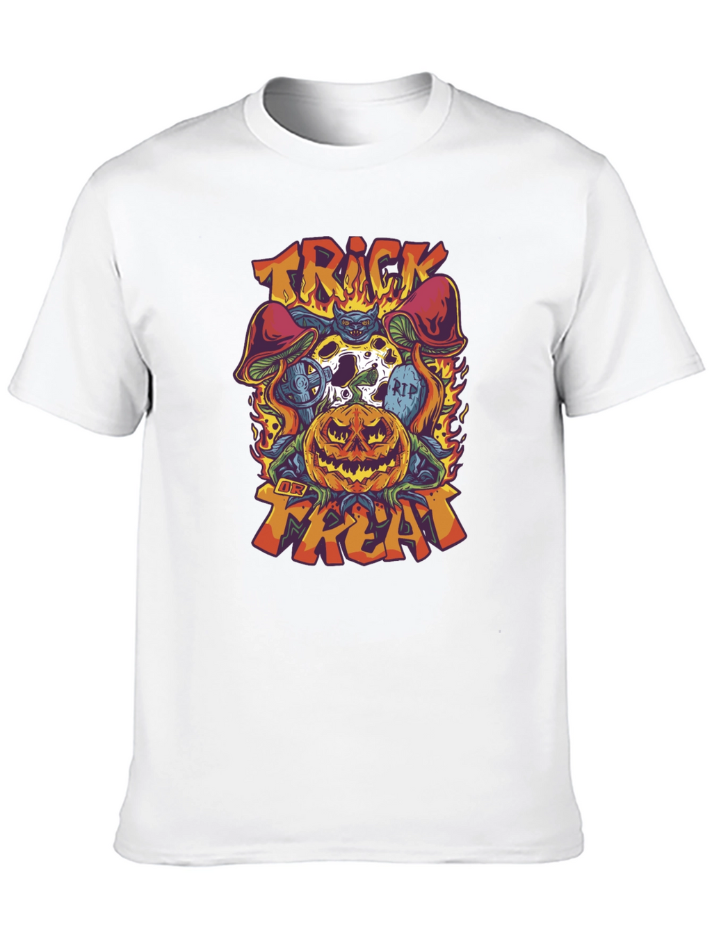 Trick or Treat Halloween Graphic Tee