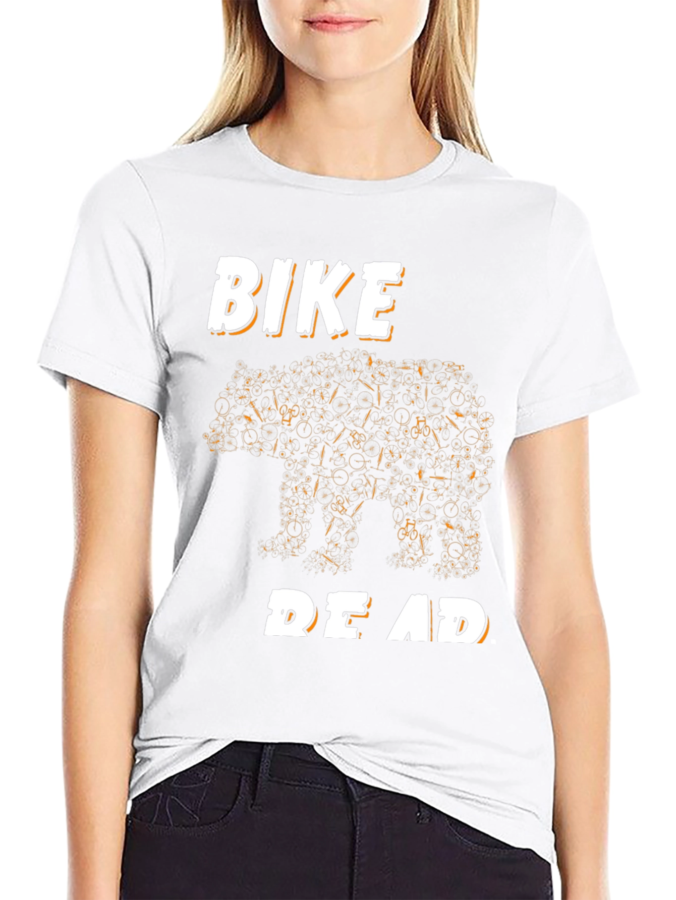 Bike Bear T-Shirt - Black Graphic Tee