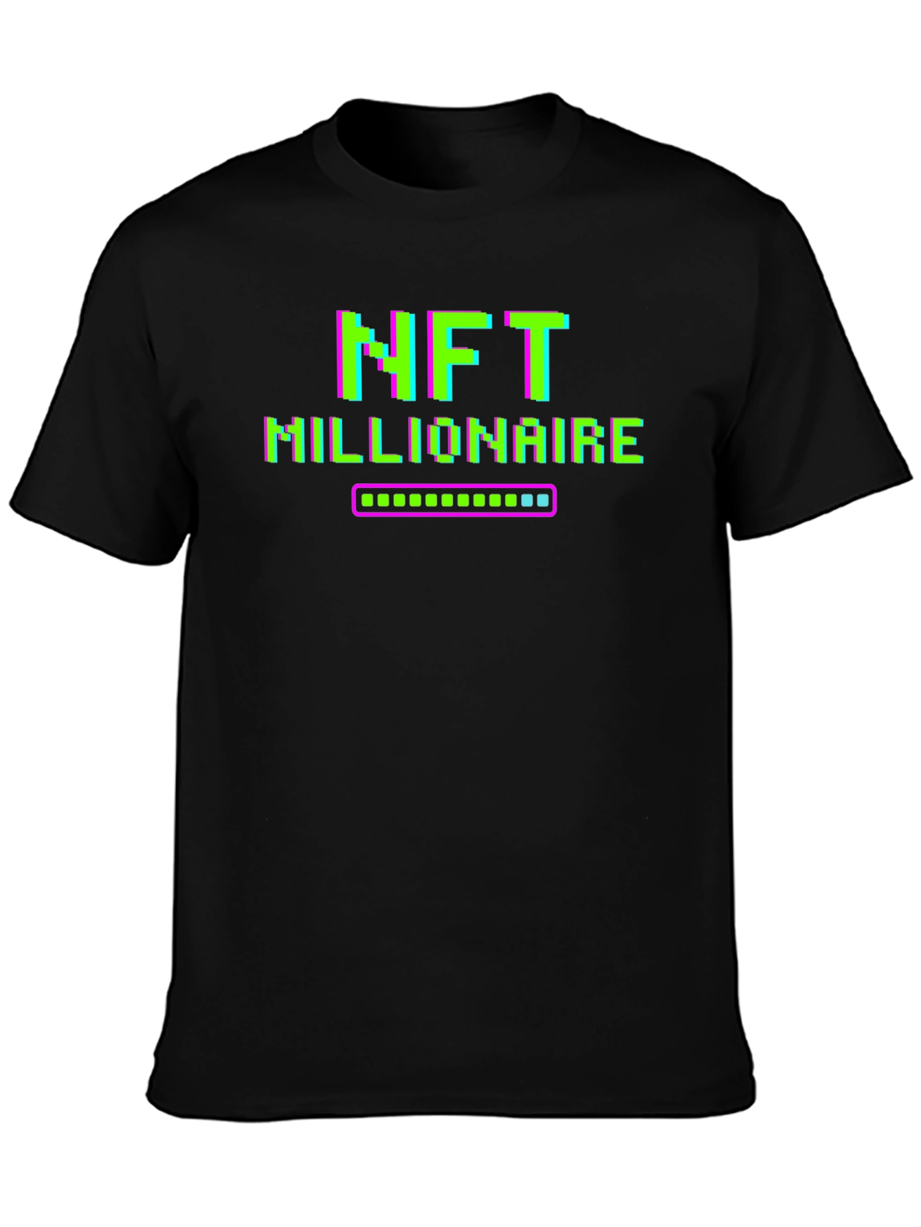 NFT Millionaire Black Tee - Crypto Hype