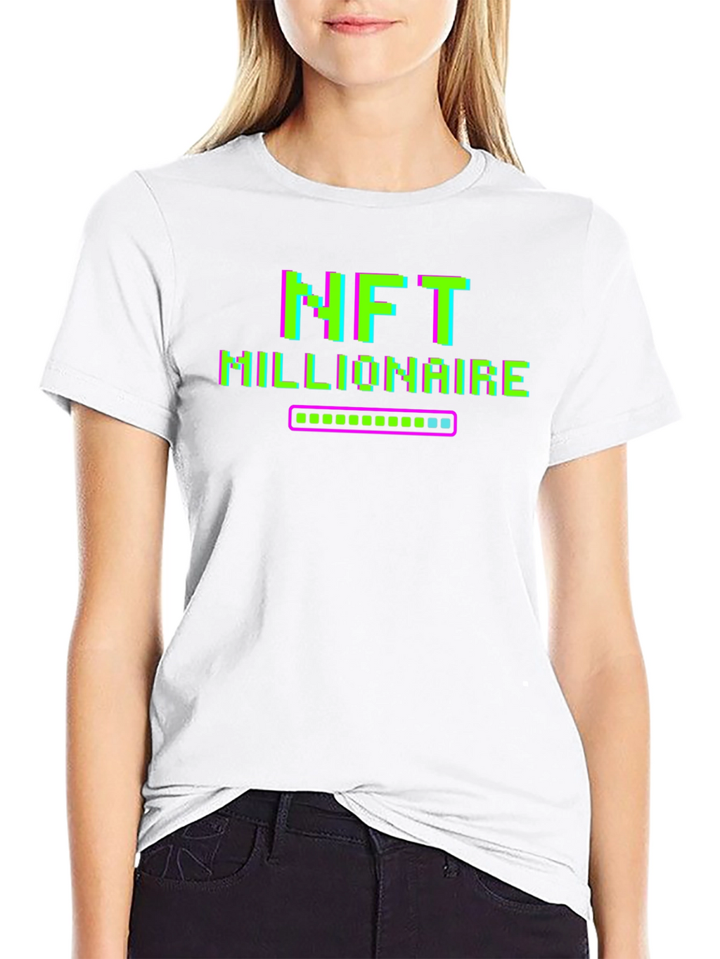 NFT Millionaire Black Tee - Crypto Hype
