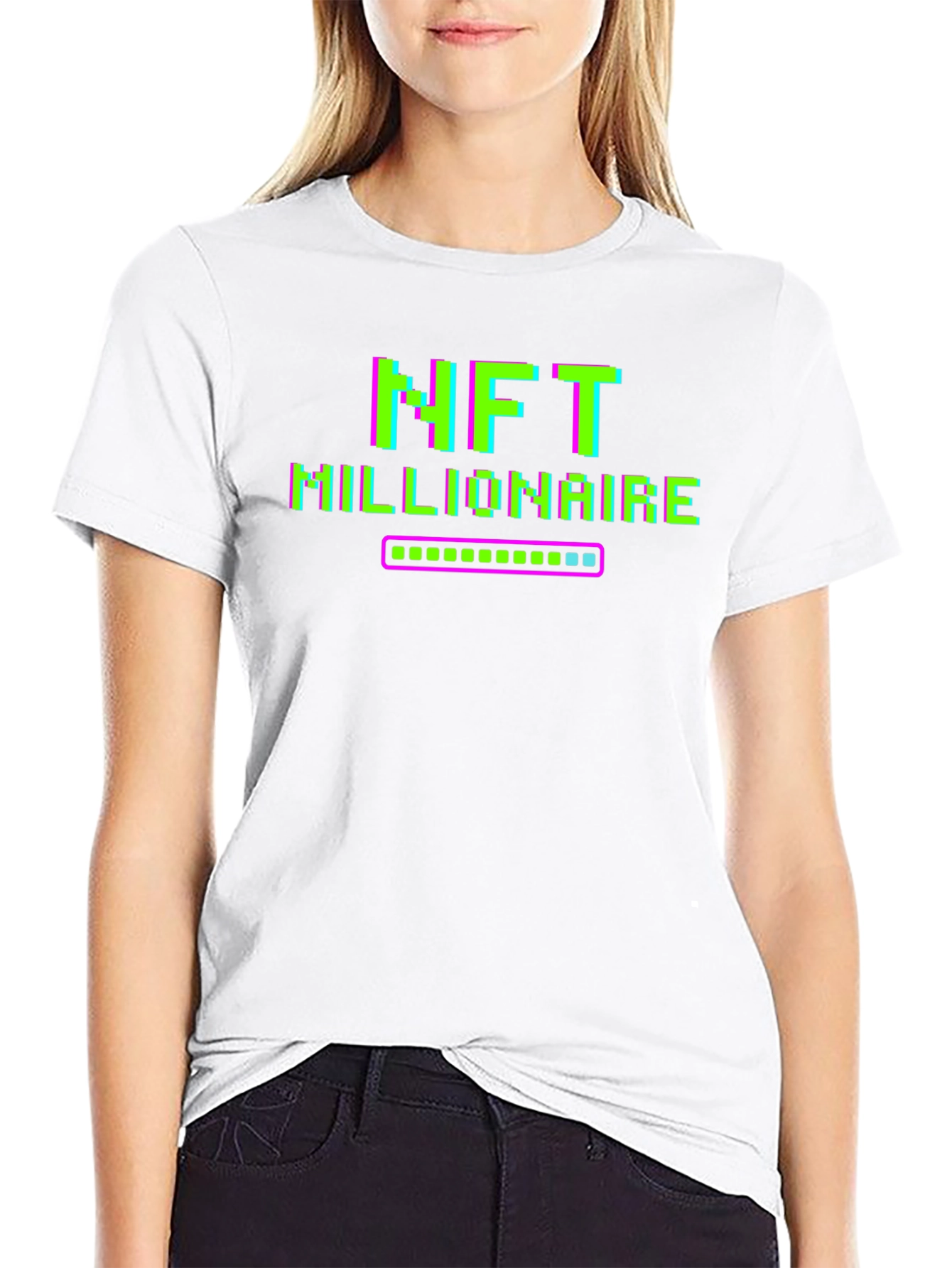 NFT Millionaire Black Tee - Crypto Hype