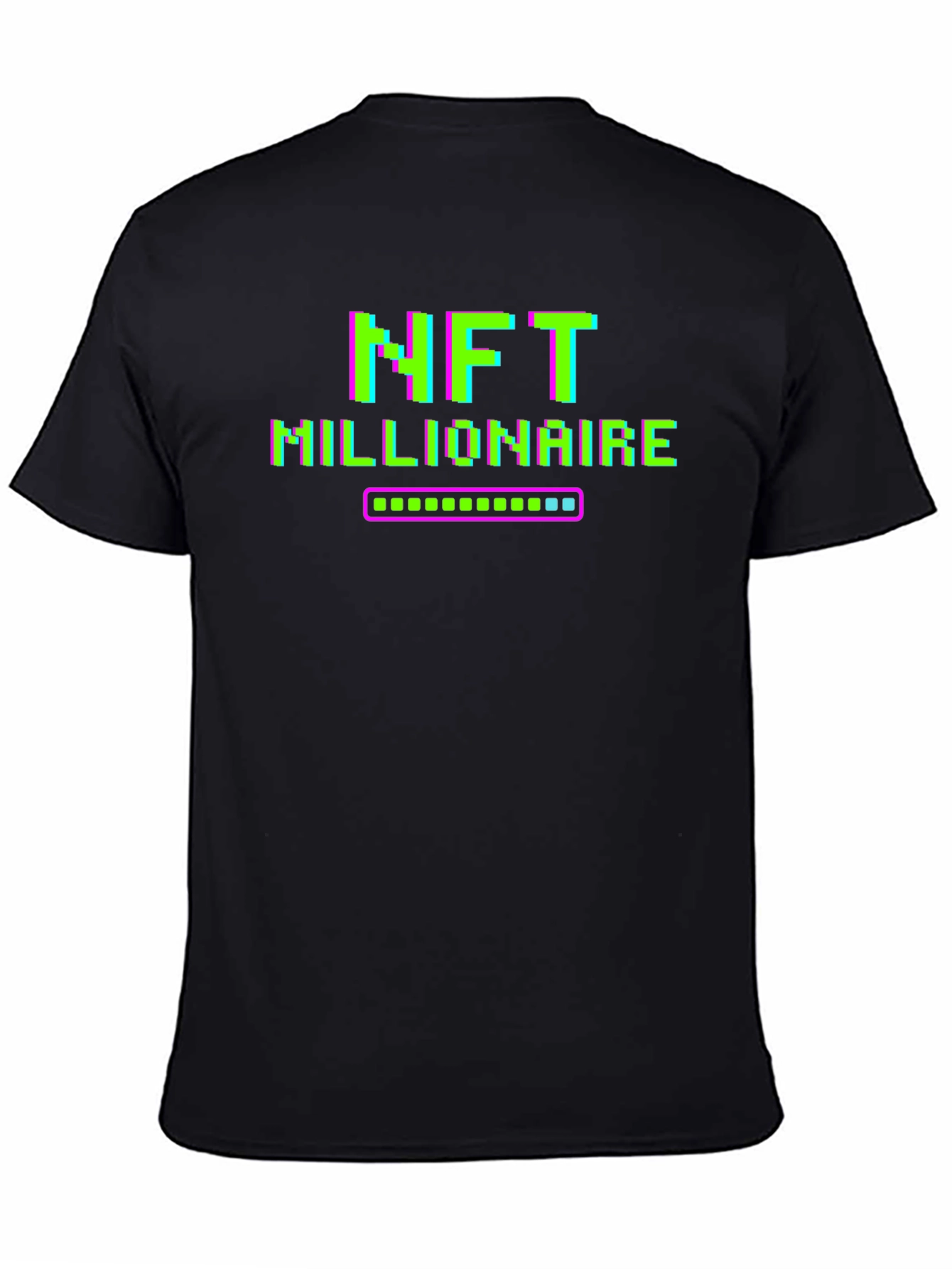 NFT Millionaire Black Tee - Crypto Hype