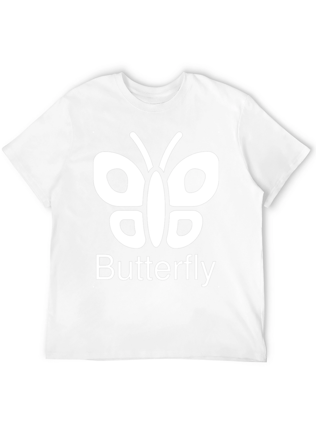 Butterfly Graphic Tee - Casual Black T-Shirt