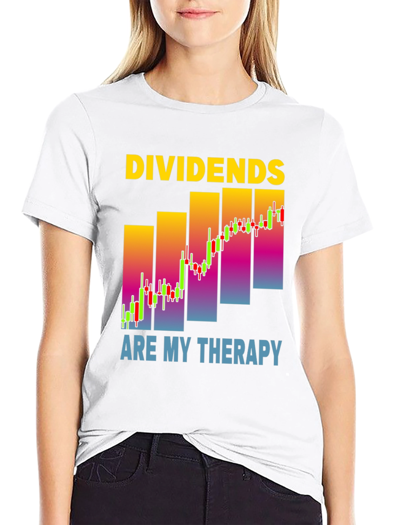 Dividends Are My Therapy Stock Market T-Shirt