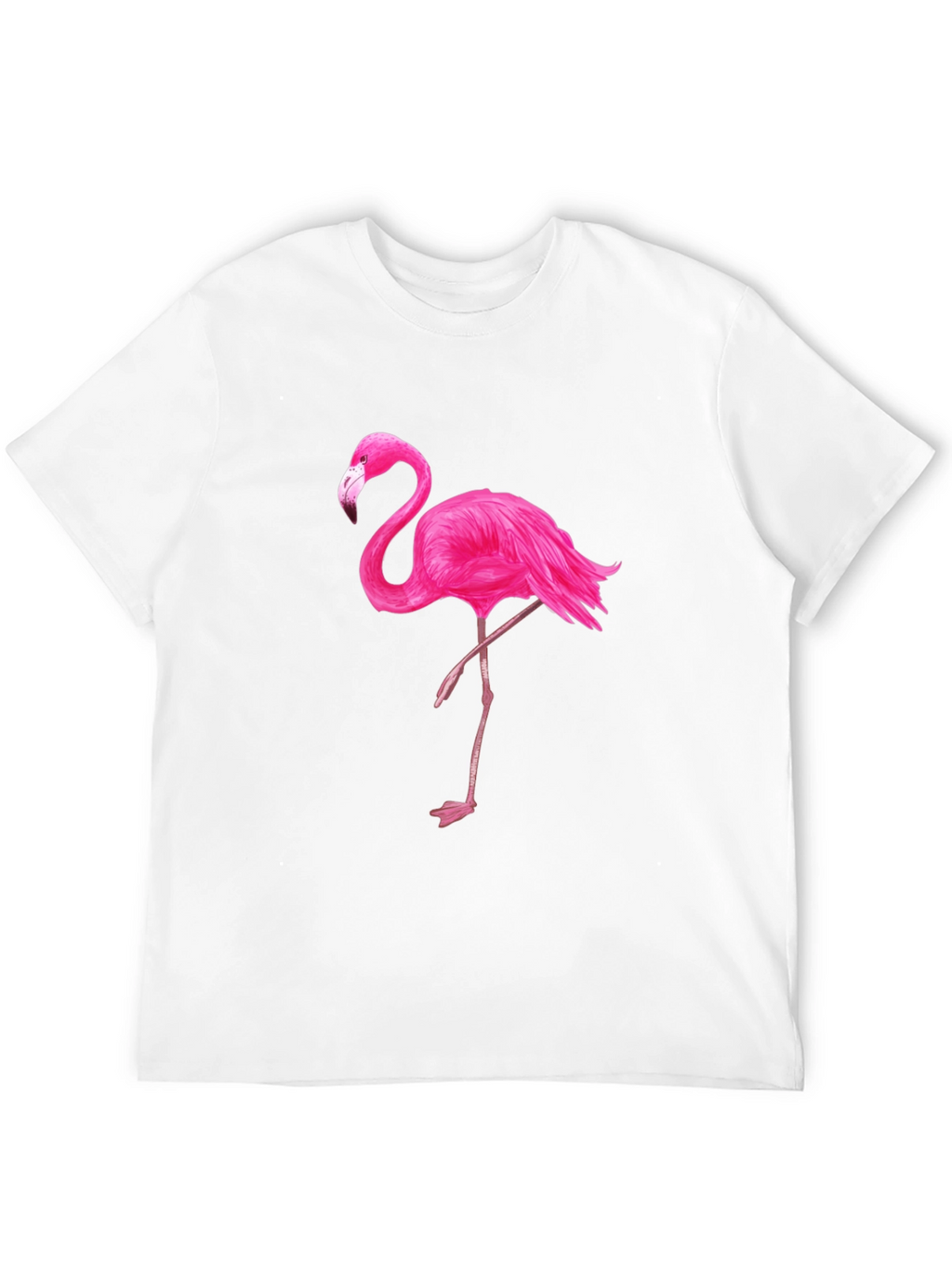 Black Flamingo Graphic Tee - Mens Fashion