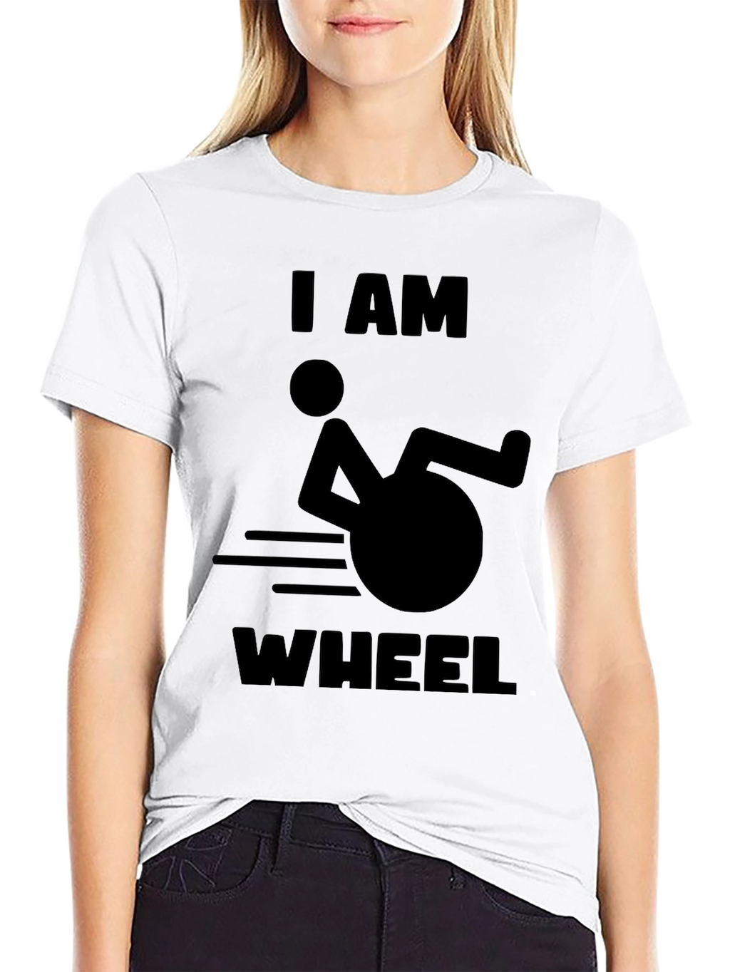 I AM WHEEL T-Shirt -  Humorous Design