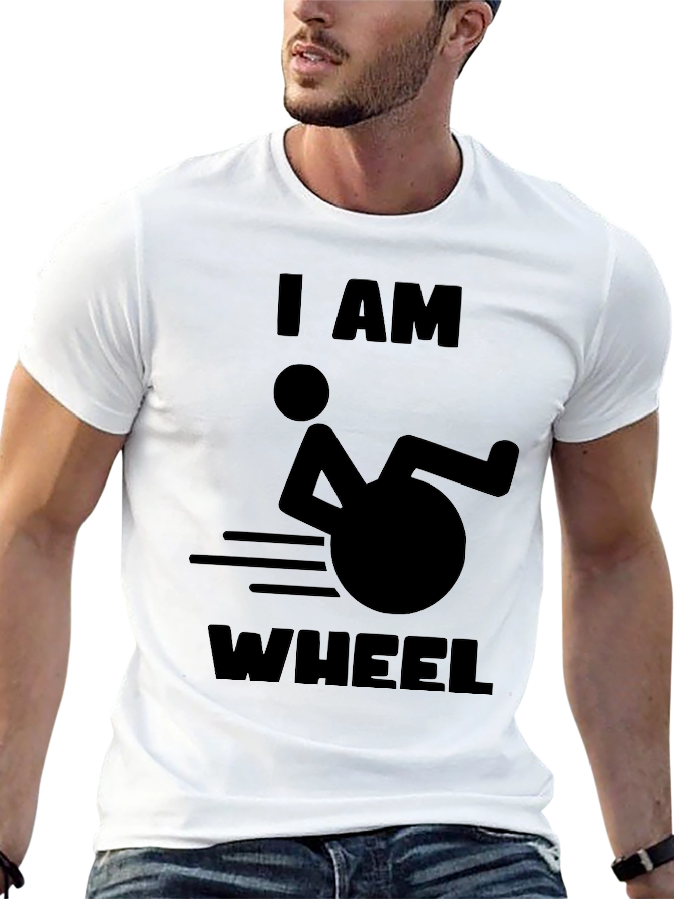 I AM WHEEL T-Shirt -  Humorous Design