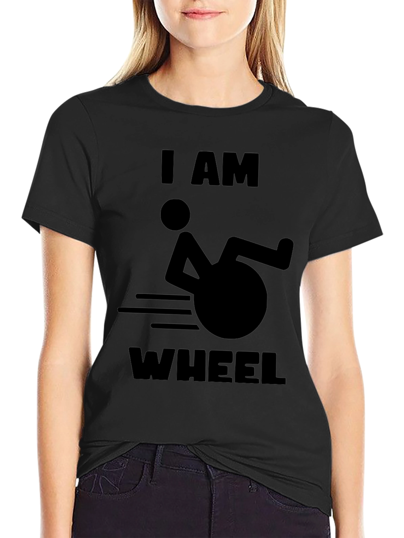 I AM WHEEL T-Shirt -  Humorous Design