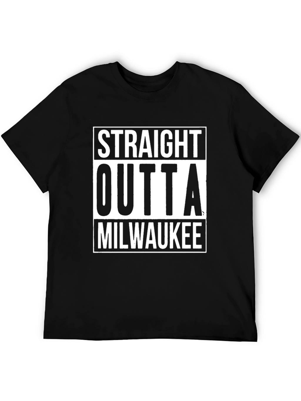 Straight Outta Milwaukee Tee - Black