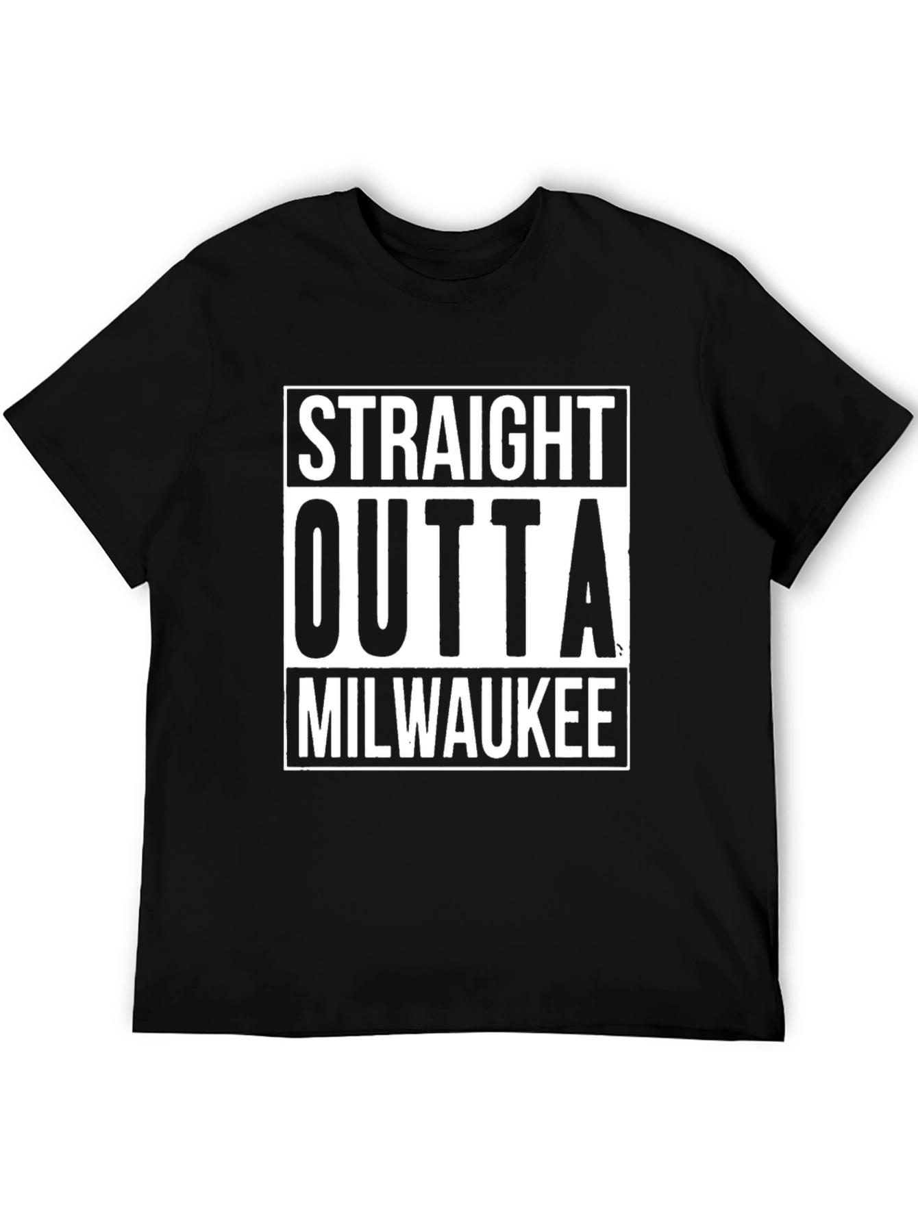 Straight Outta Milwaukee Tee - Black