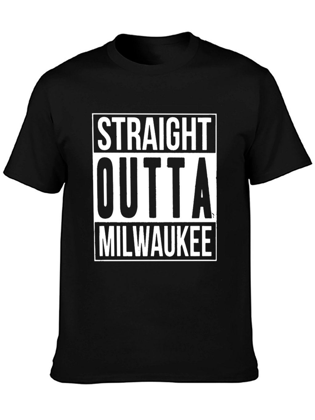 Straight Outta Milwaukee Tee - Black