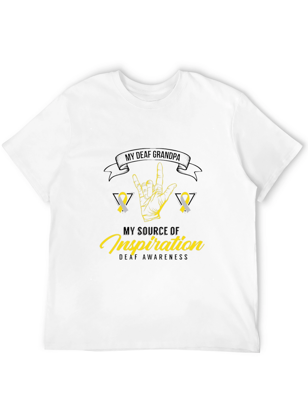 My Deaf Grandpa Awareness T-Shirt