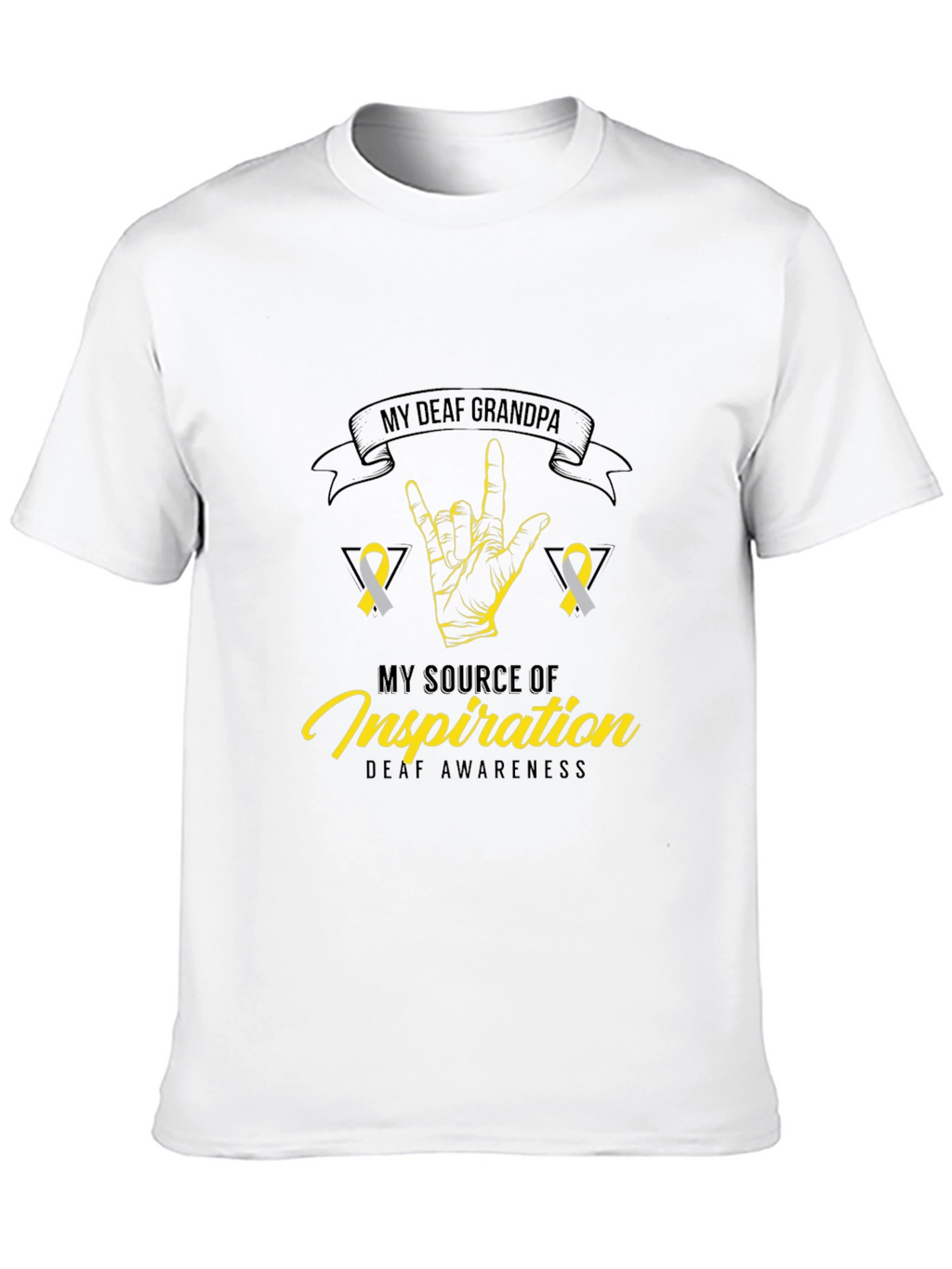 My Deaf Grandpa Awareness T-Shirt