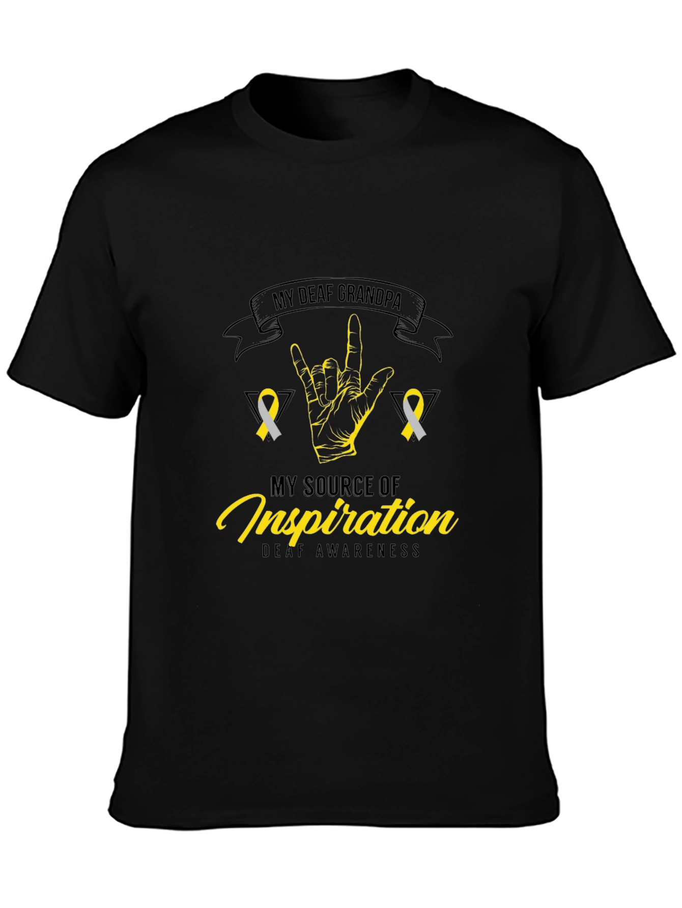 My Deaf Grandpa Awareness T-Shirt