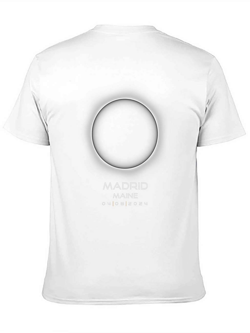 Madrid Maine Eclipse 04/08/2024 T-Shirt