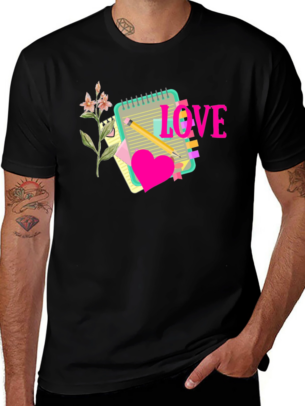 Love Notes Graphic Tee - Soft Cotton Blend