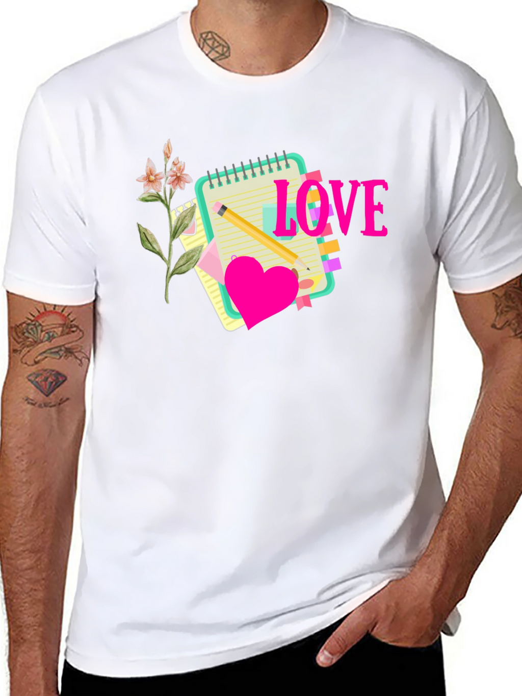Love Notes Graphic Tee - Soft Cotton Blend
