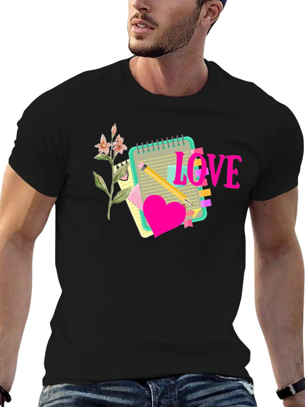 Love Notes Graphic Tee - Soft Cotton Blend