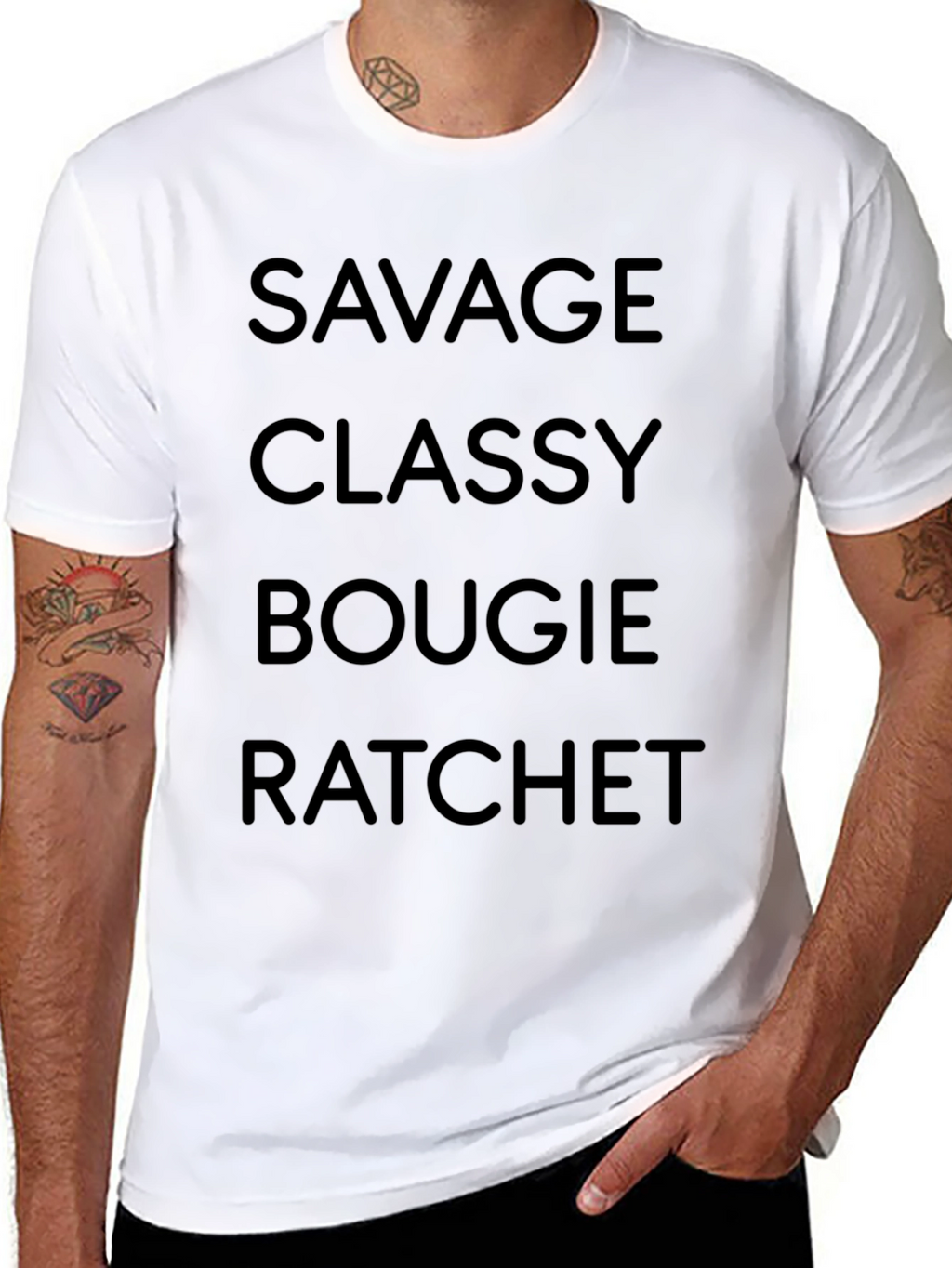 Savage Classy Bougie Ratchet Graphic Tee - Mens