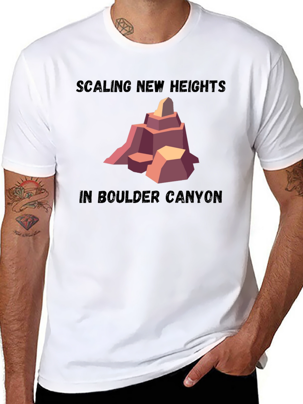 Boulder Canyon Graphic Tee - Scaling New Heights