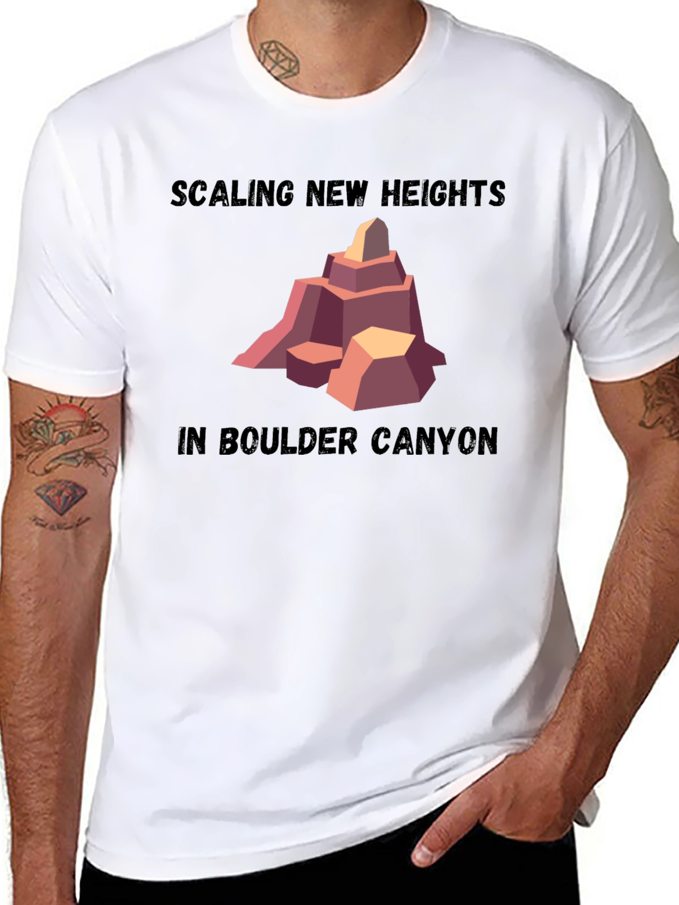 Boulder Canyon Graphic Tee - Scaling New Heights