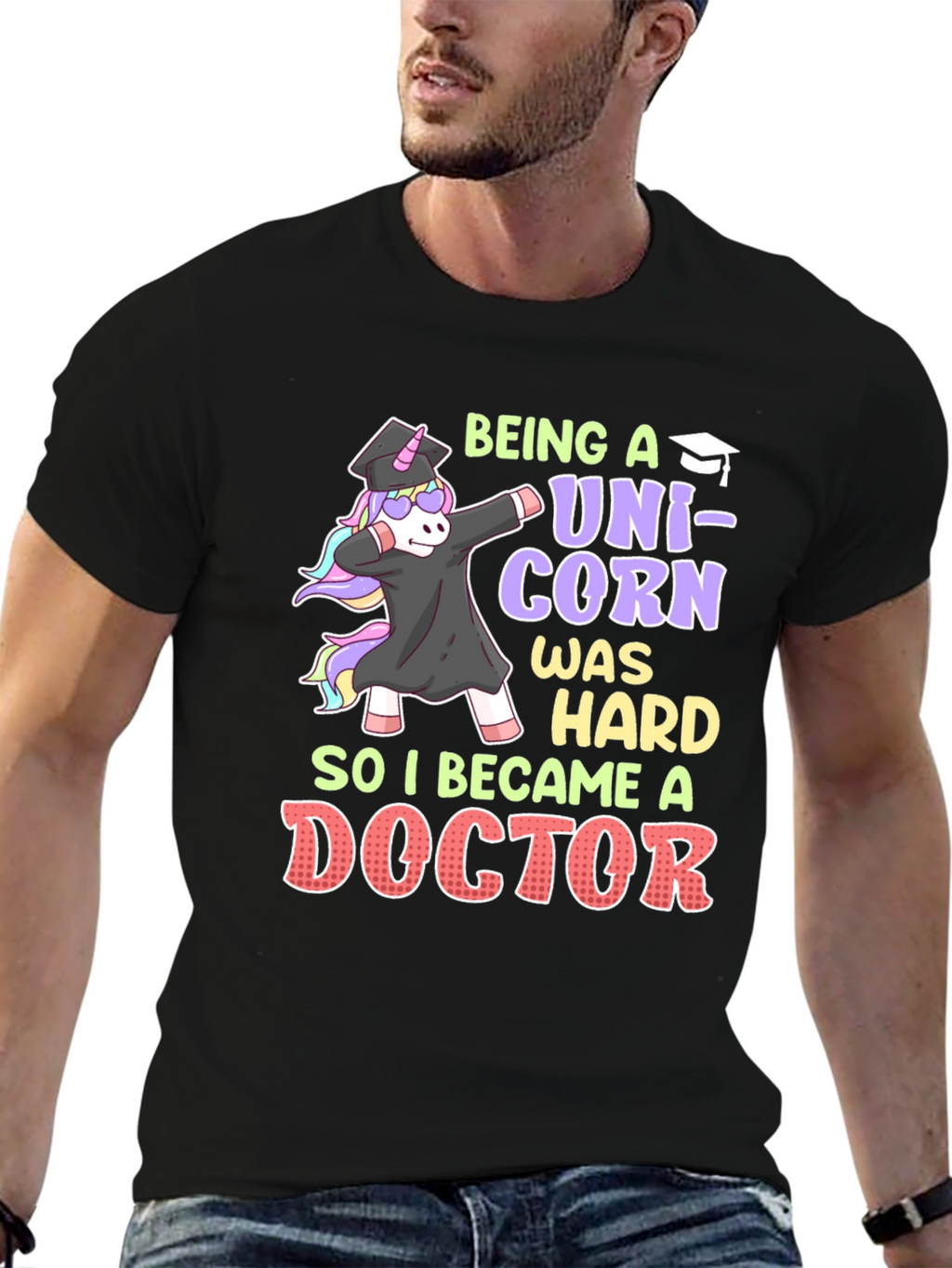 Unicorn Doctor Graduation T-Shirt