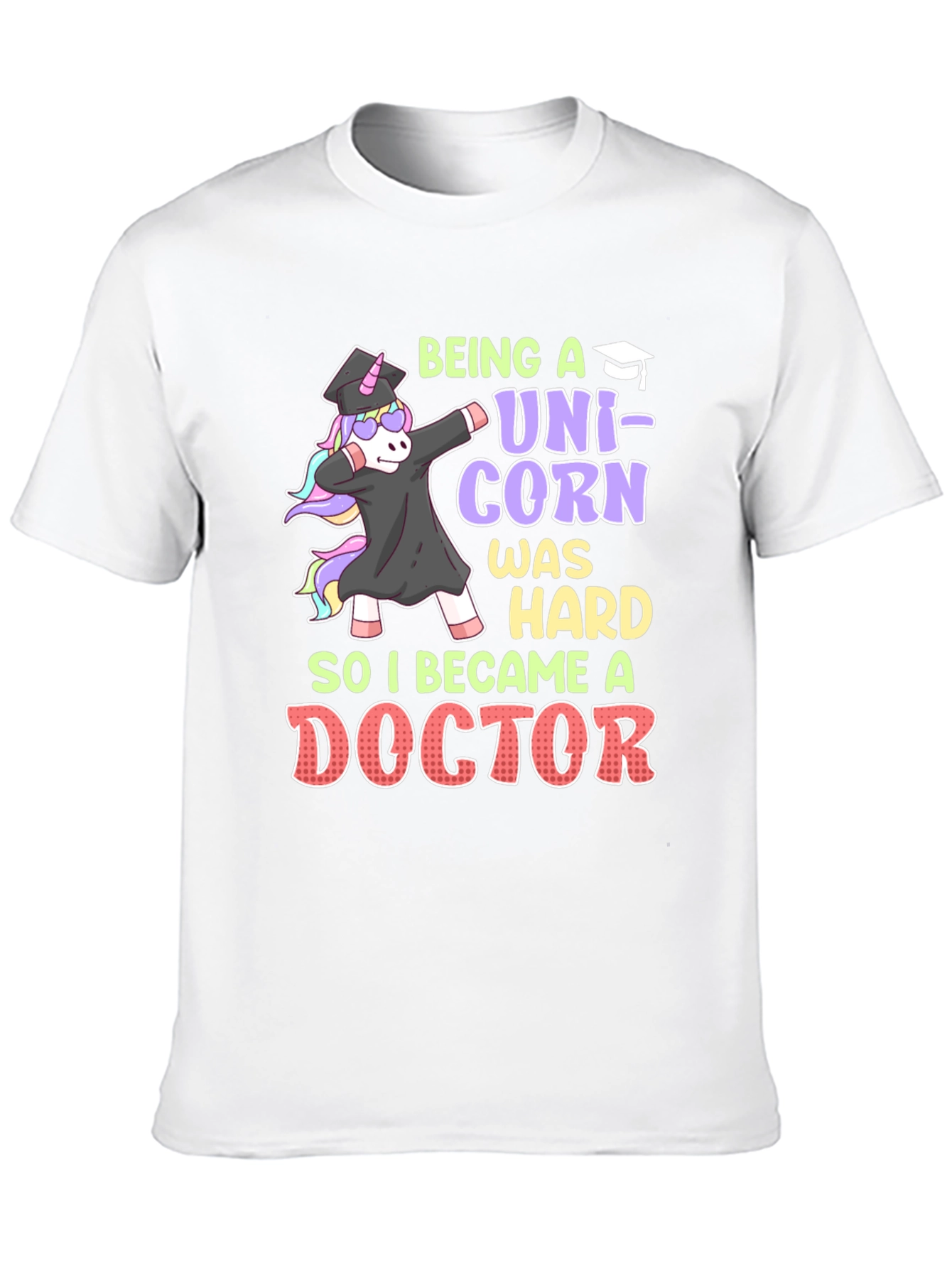 Unicorn Doctor Graduation T-Shirt