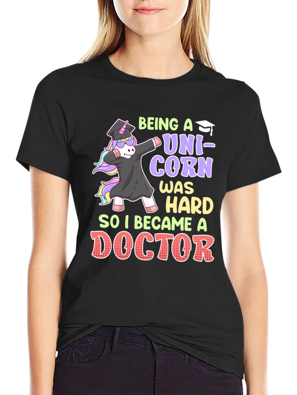 Unicorn Doctor Graduation T-Shirt