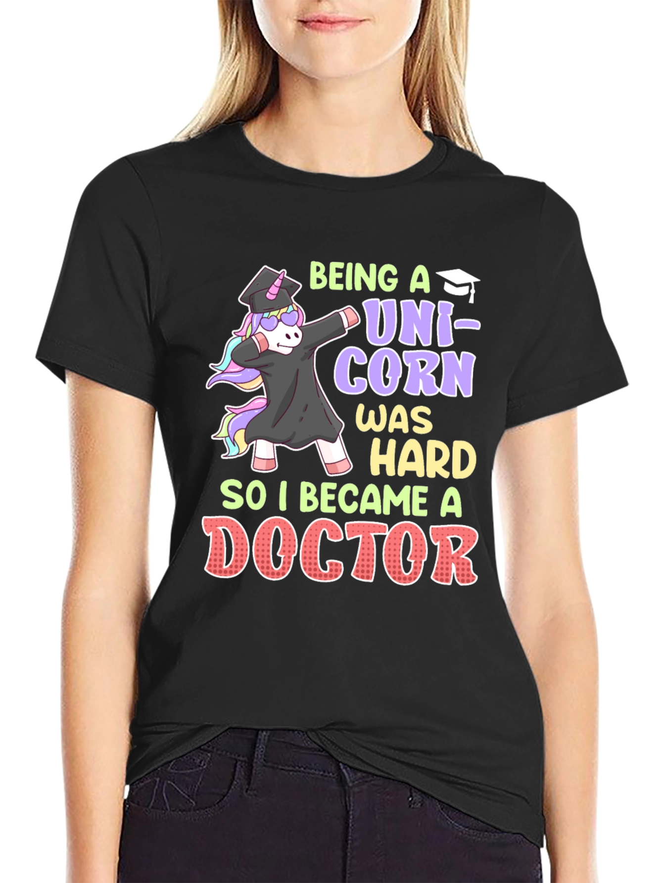 Unicorn Doctor Graduation T-Shirt