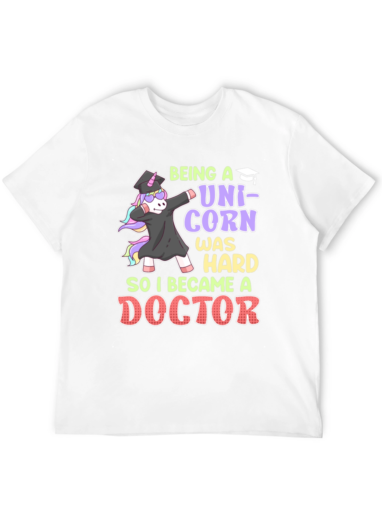 Unicorn Doctor Graduation T-Shirt