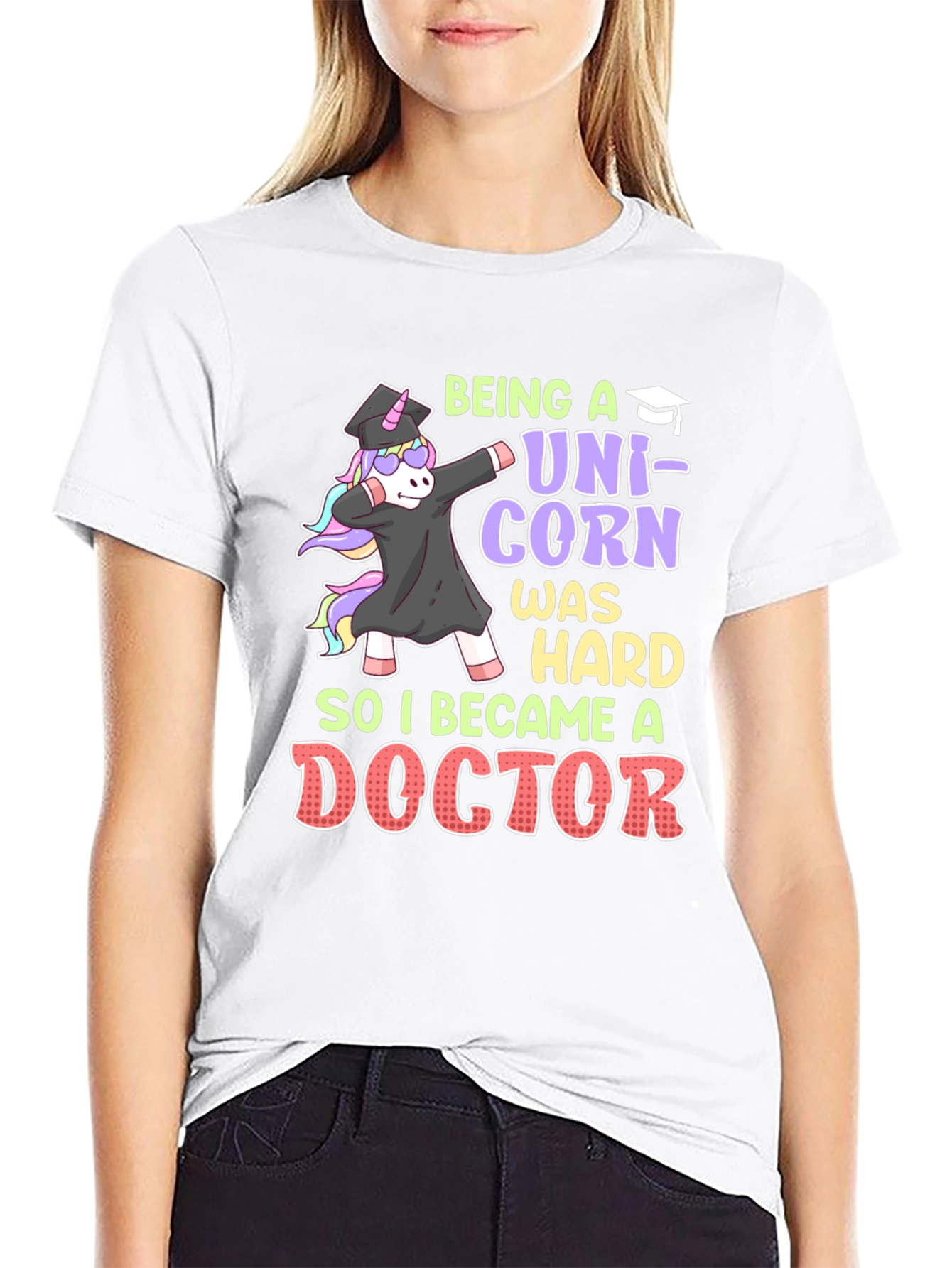 Unicorn Doctor Graduation T-Shirt