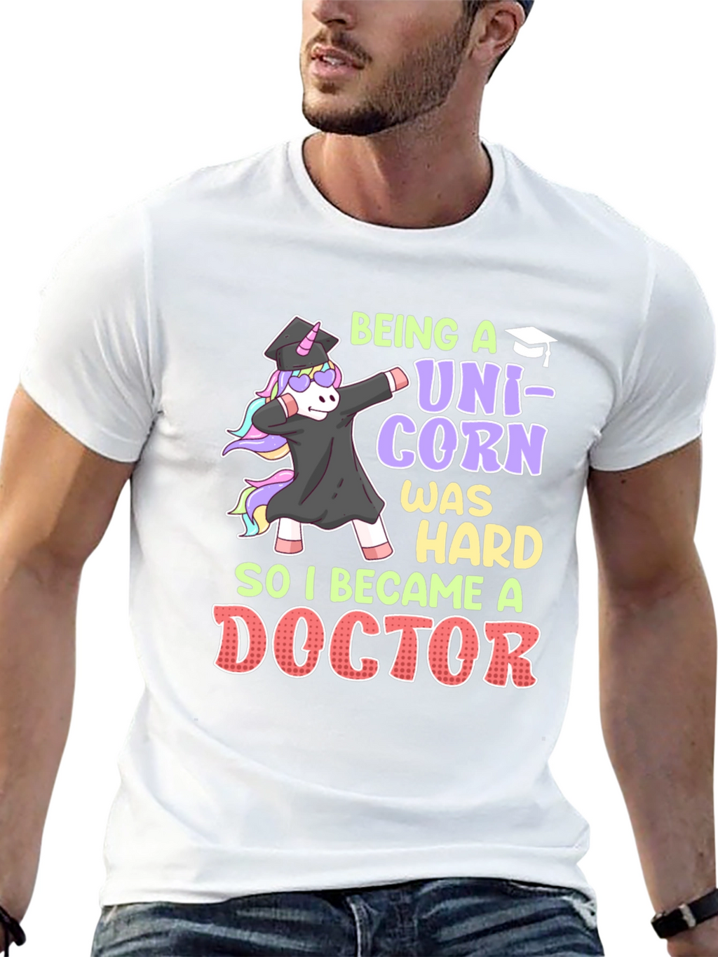 Unicorn Doctor Graduation T-Shirt