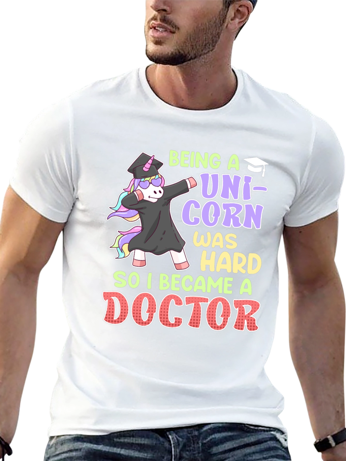 Unicorn Doctor Graduation T-Shirt
