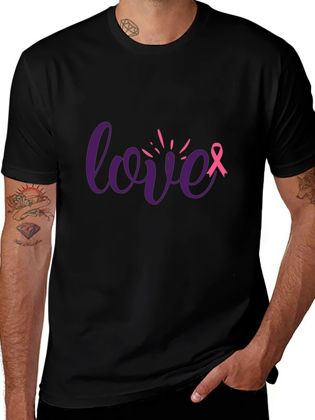 Love Breast Cancer Awareness T-Shirt