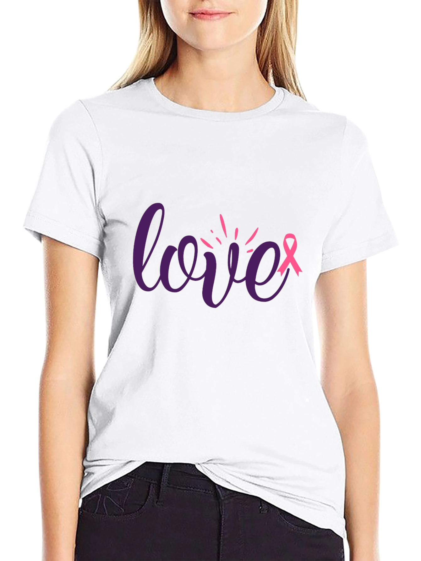 Love Breast Cancer Awareness T-Shirt