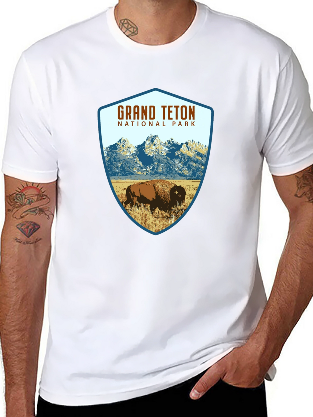 Grand Teton National Park Bison T-Shirt
