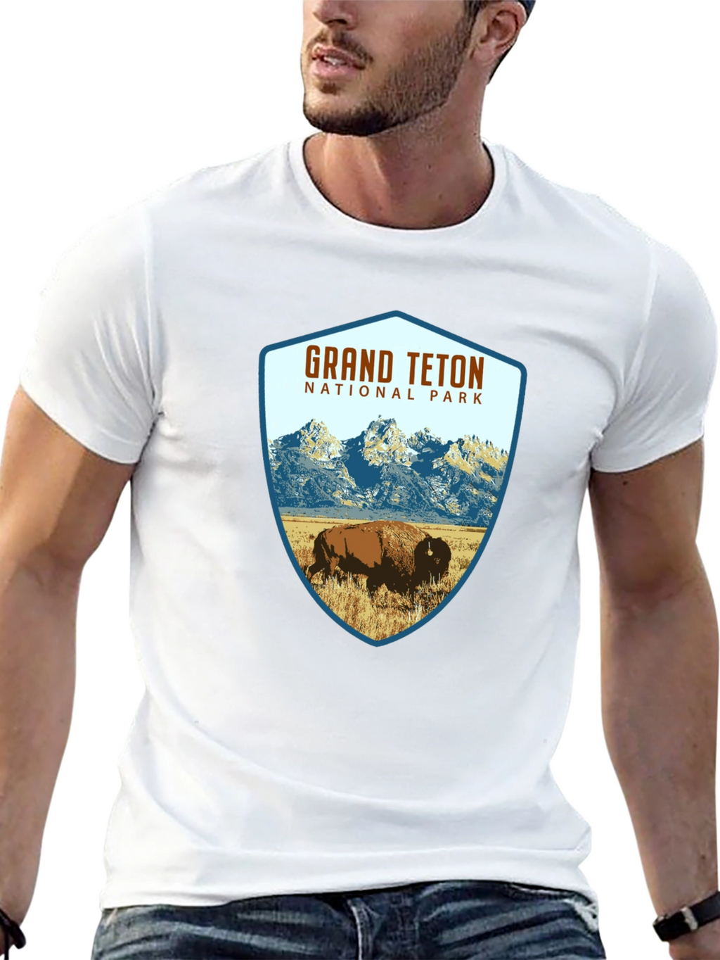Grand Teton National Park Bison T-Shirt