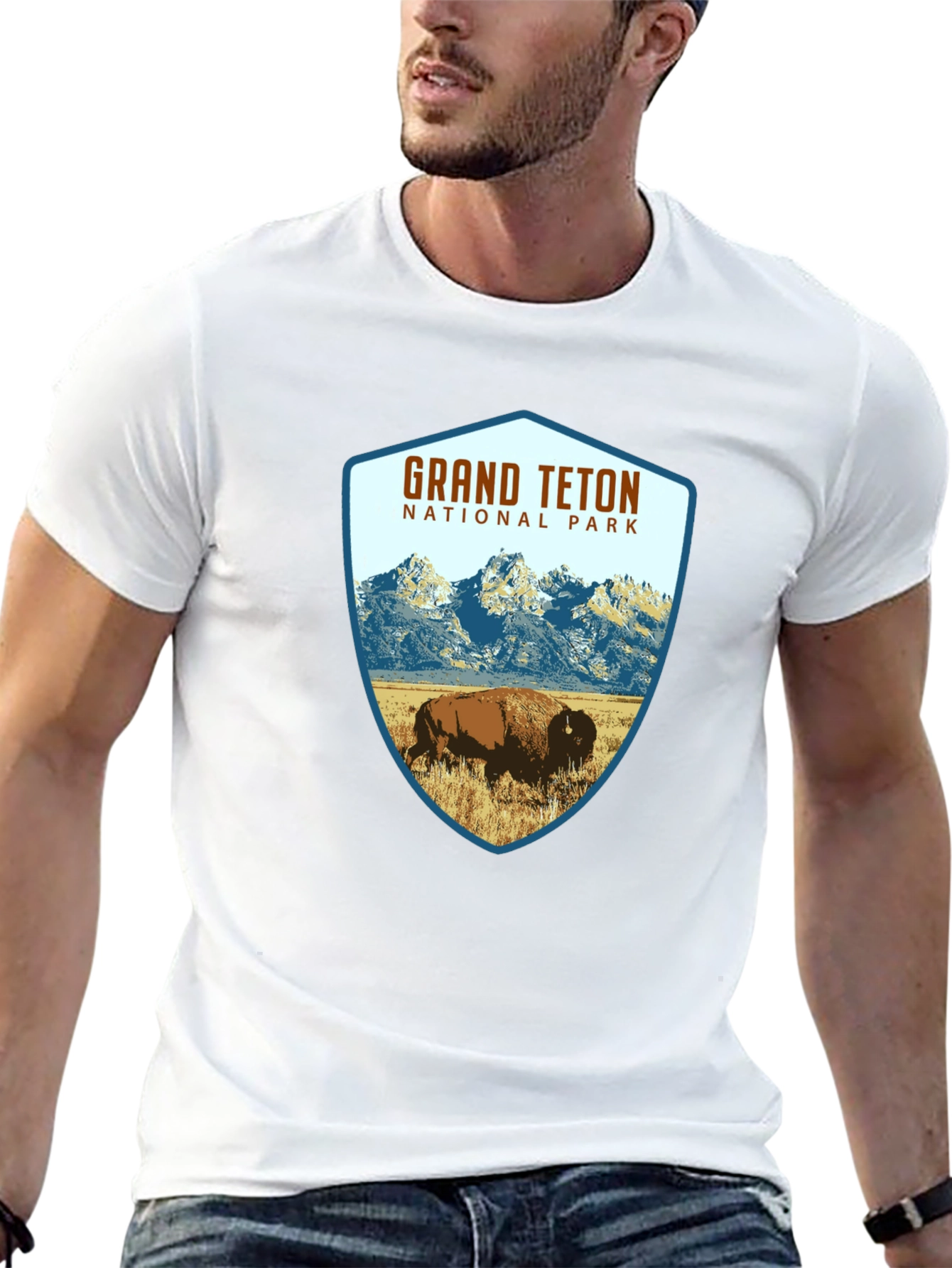 Grand Teton National Park Bison T-Shirt