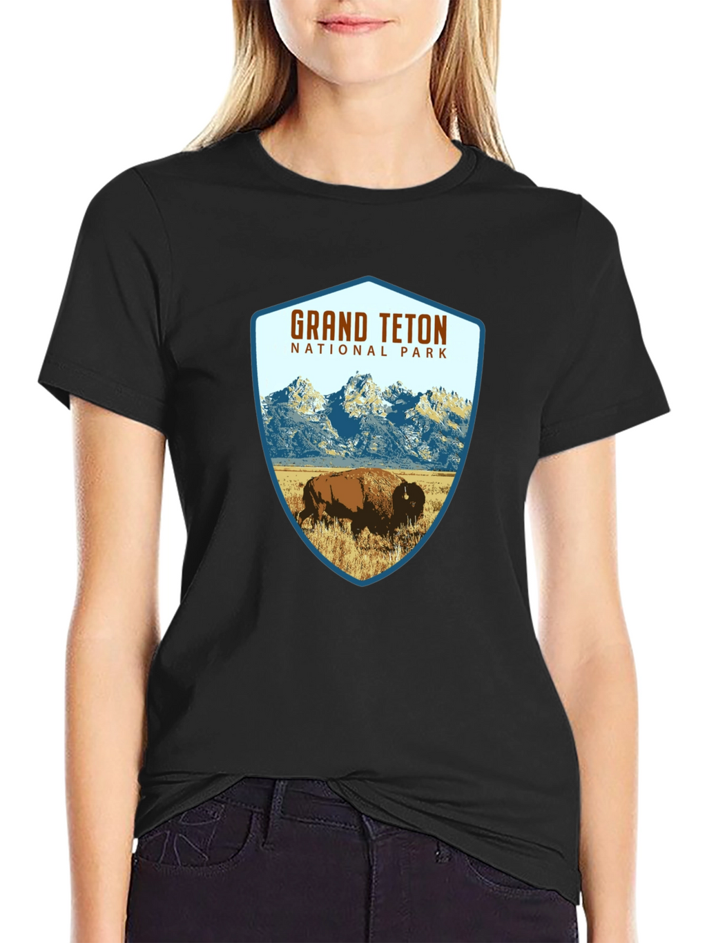Grand Teton National Park Bison T-Shirt