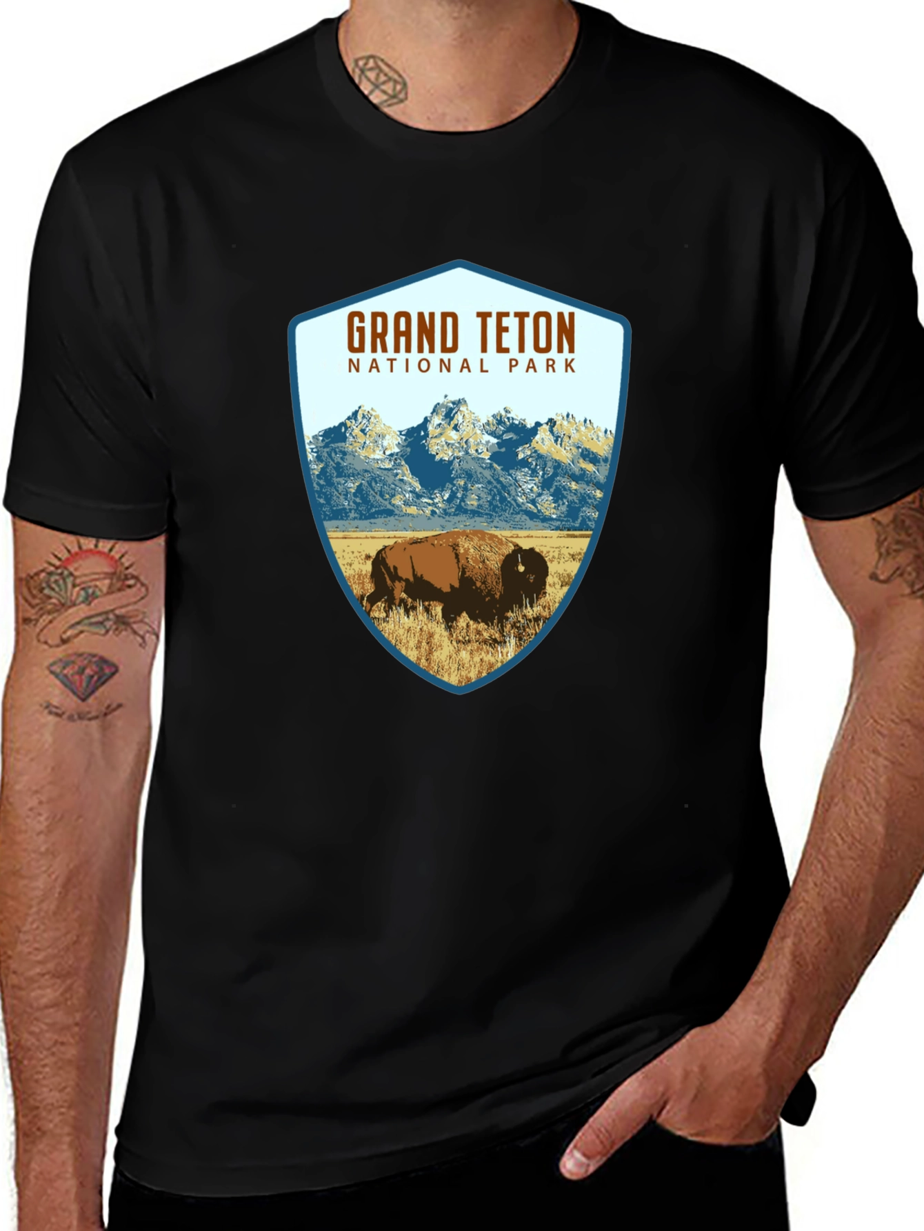Grand Teton National Park Bison T-Shirt