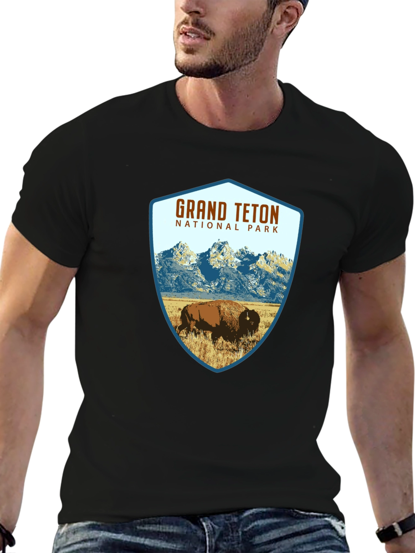 Grand Teton National Park Bison T-Shirt