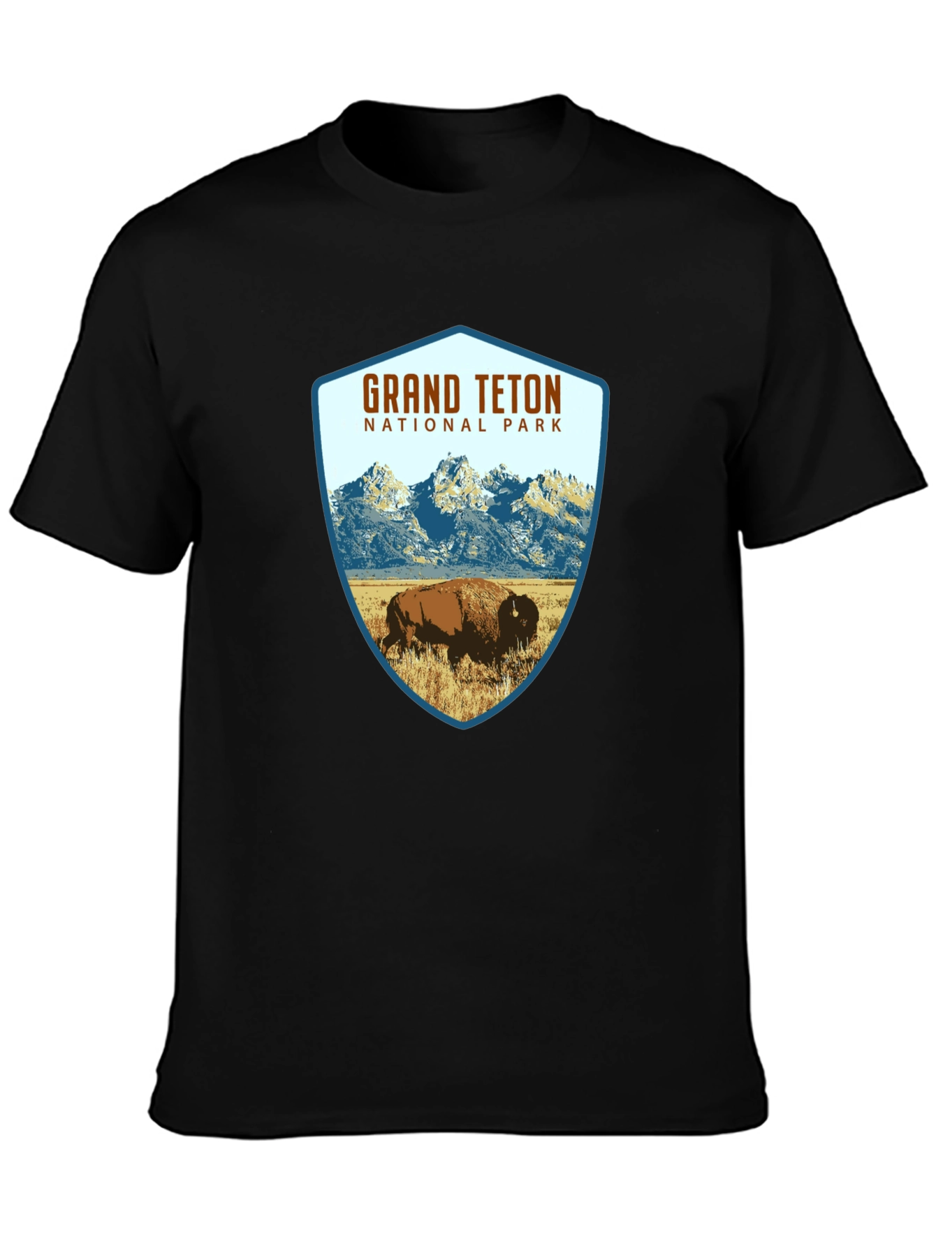 Grand Teton National Park Bison T-Shirt