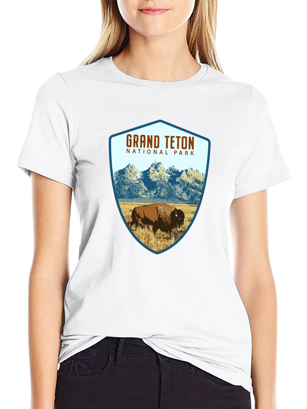 Grand Teton National Park Bison T-Shirt