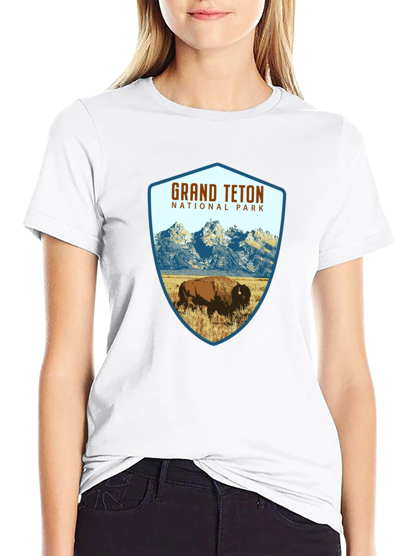 Grand Teton National Park Bison T-Shirt