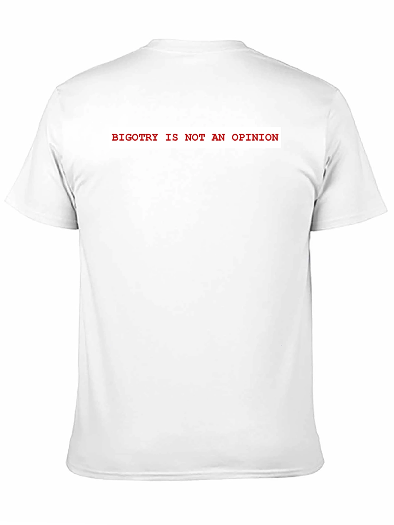 Bigotry Is Not An Opinion Graphic Tee