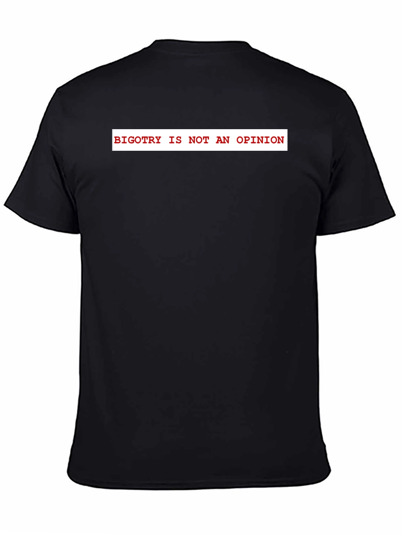 Bigotry Is Not An Opinion Graphic Tee