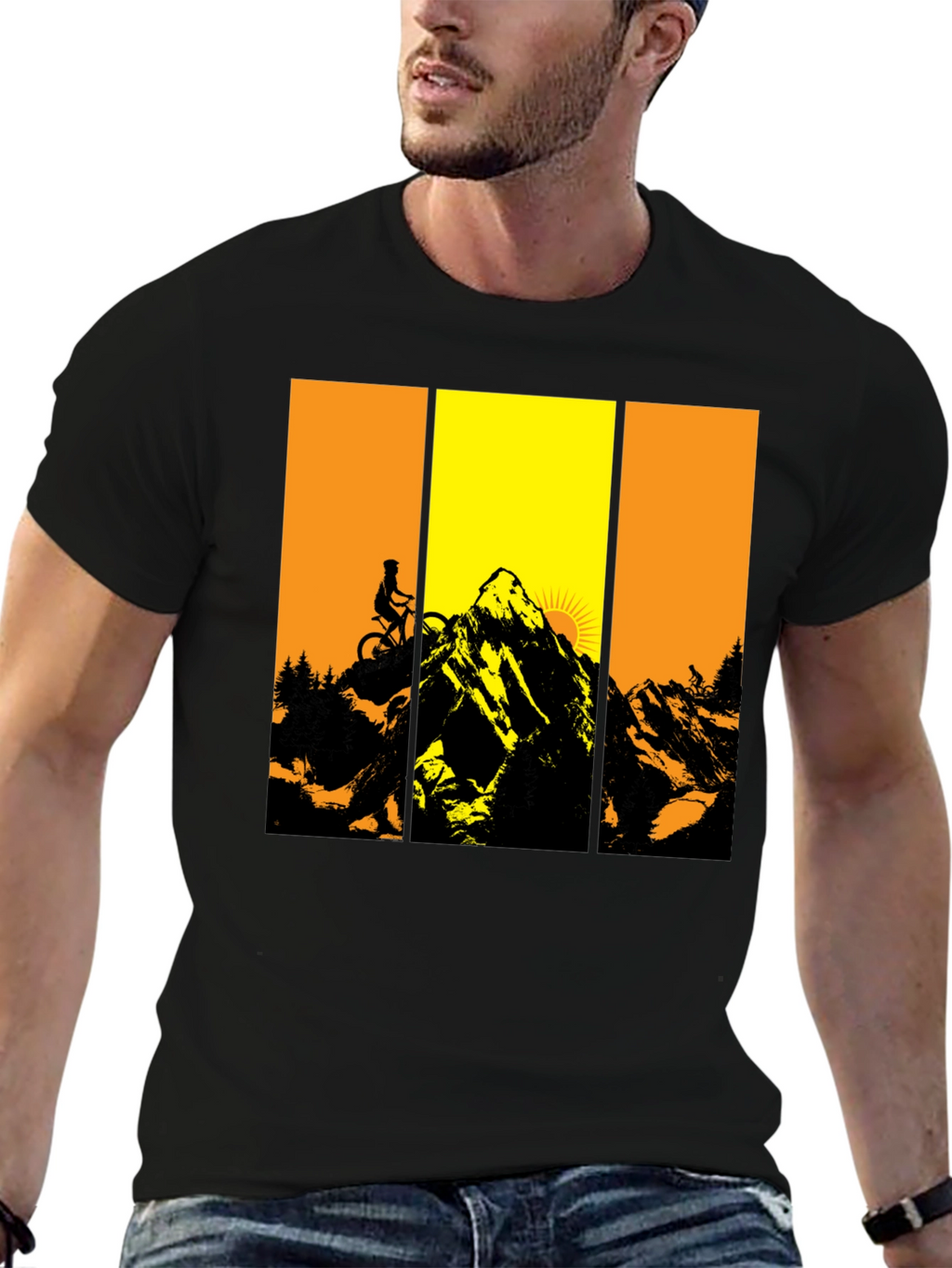 Mountain Biker Graphic Tee - Adventure Ready
