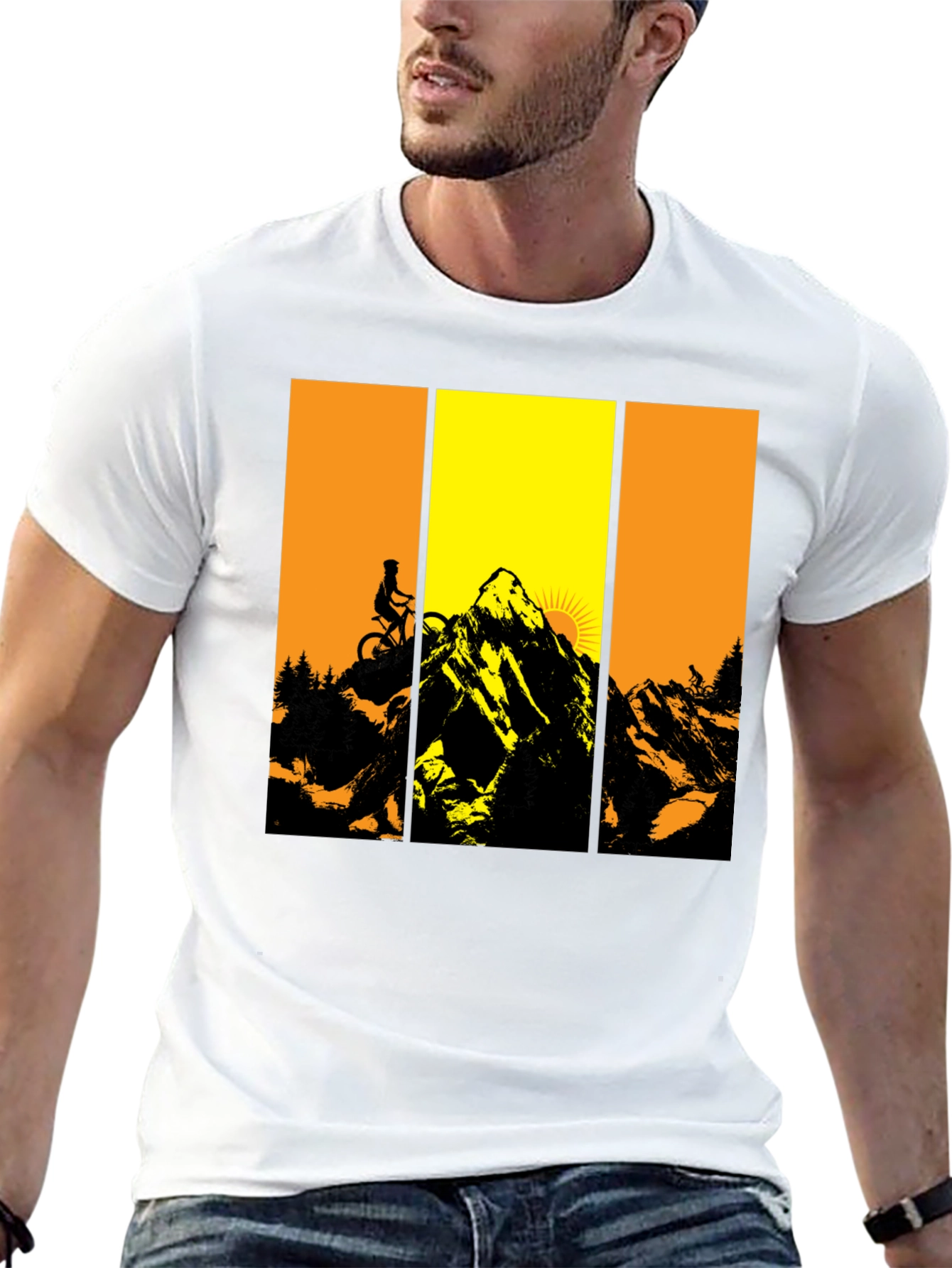 Mountain Biker Graphic Tee - Adventure Ready